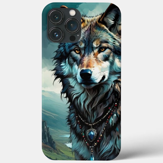 Wolf King Case-Mate iPhone Case (Back)