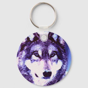 Wolf Look - Lonely Wolf Key Ring