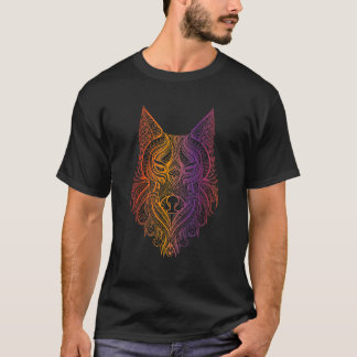 Wolf  Love Wolves Tribal Tattoo Wolf 1 T-Shirt