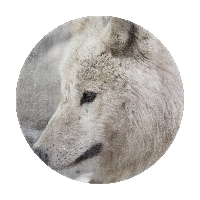 Wolf Lovers Art Cutting Board (Front)