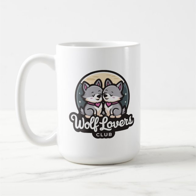 Wolf Lovers Club - Werewolf Coffee Mug (Left)
