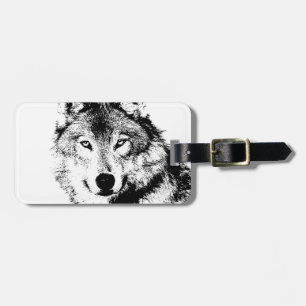 Wolf Luggage Tag