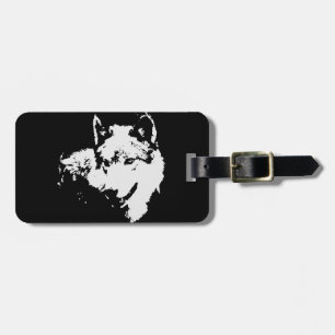 Wolf Luggage Tag