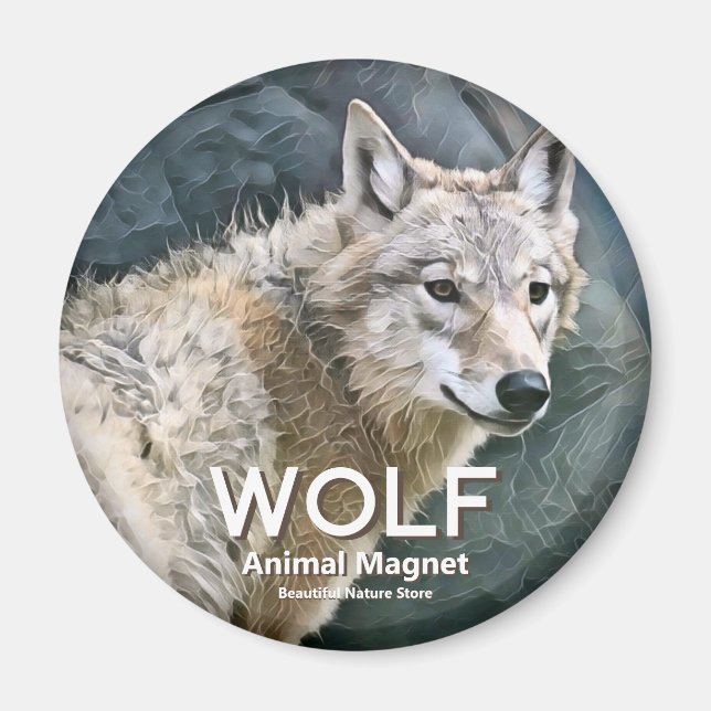 Wolf Magnet (Front)