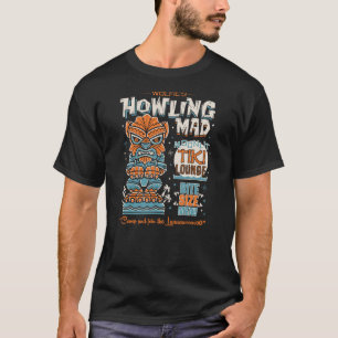 Wolf Man Creepy Cute Tiki Lounge - Vacation Surf M T-Shirt