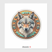 Wolf Mandala For Wolf Lover Wolf Love Stickers