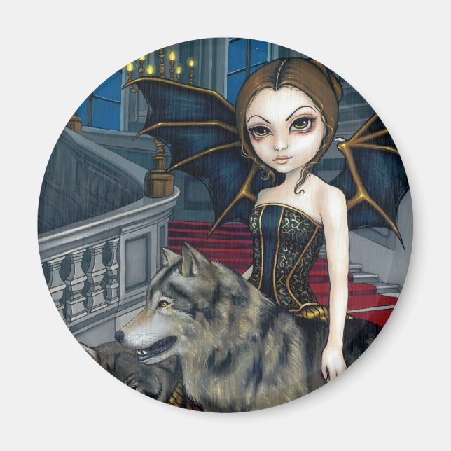 "Wolf Manor" Magnet (Front)