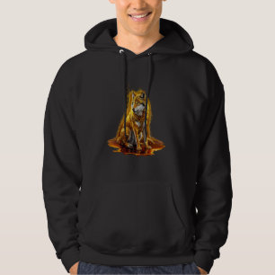 Wolf Men Woman Aesthetic Gold Honey Wolf Hoodie