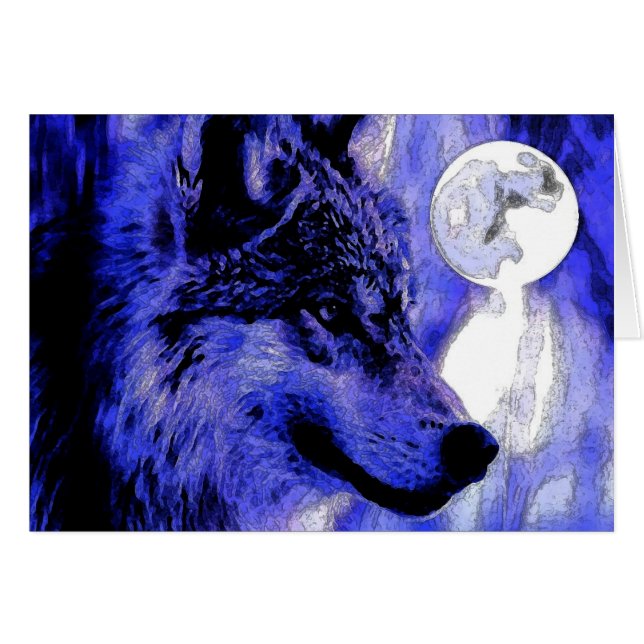 Wolf & Moon (Front Horizontal)