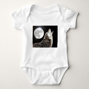 Wolf & Moon Baby Bodysuit