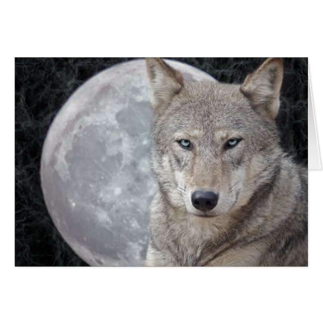 Wolf Moon Card (Front Horizontal)