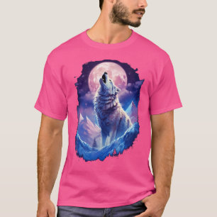 Wolf Moon Howling Funny Wolves Pack Of Wolves T-Shirt