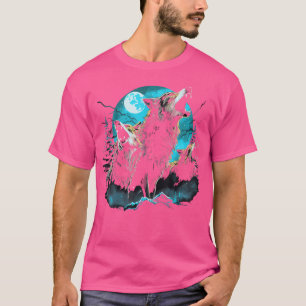 Wolf Moon Howling Wolves T-Shirt
