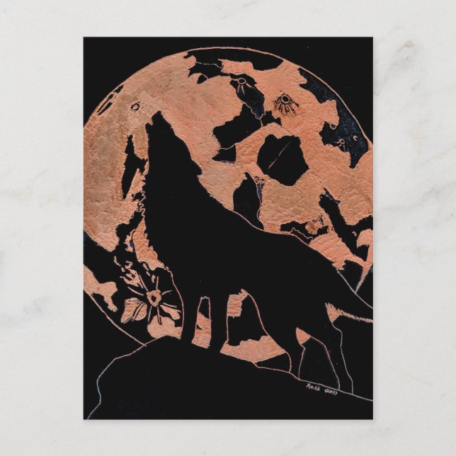Wolf Moon Postcard (Front)
