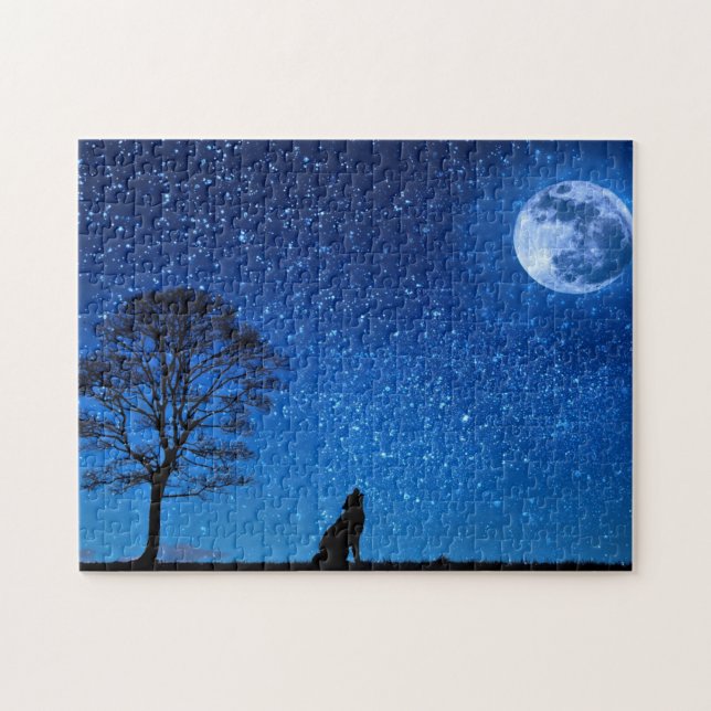Wolf Moon Puzzle (Horizontal)
