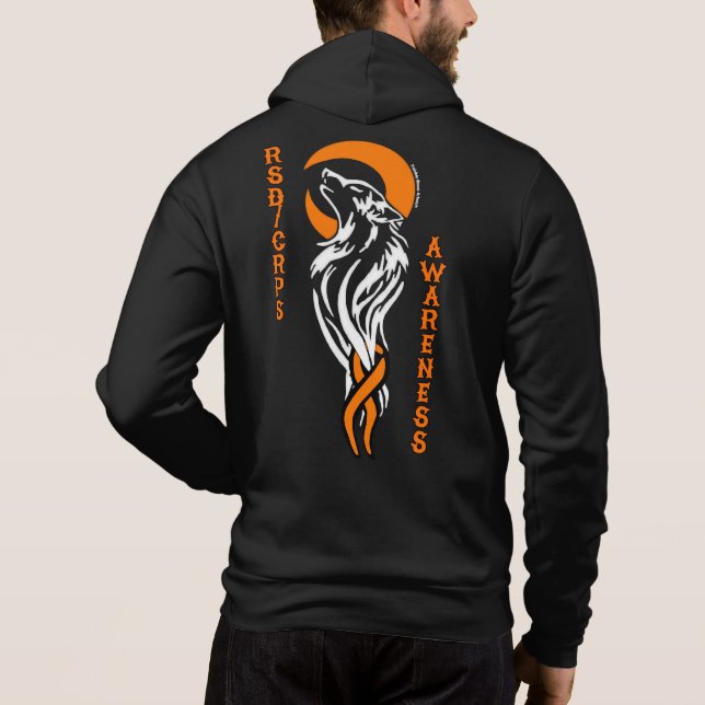 WOLF/MOON...RSD/CRPS HOODIE (Back)