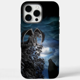Wolf Moon - Wolf with Golem iPhone 16 Pro Max Case