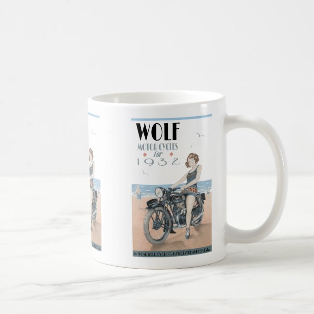 Wolf Motorcycles Coffee Mug (Right)