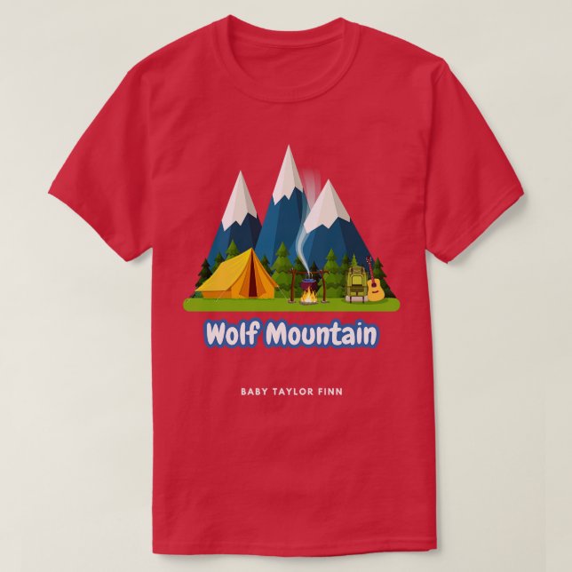 Wolf Mountain T-Shirt (Design Front)
