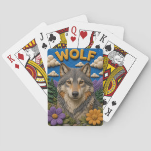 Wolf Mountain Woods Modern KlayKoo Playing Cards