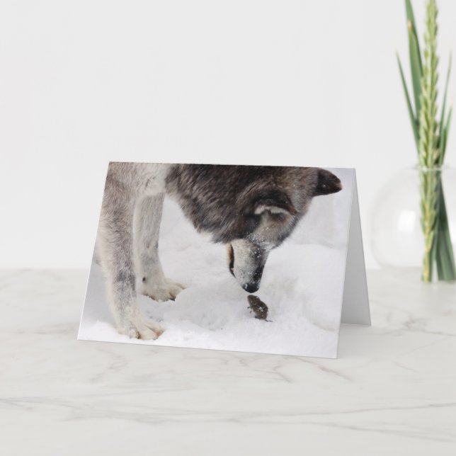 Wolf & Mouse Card (Front)