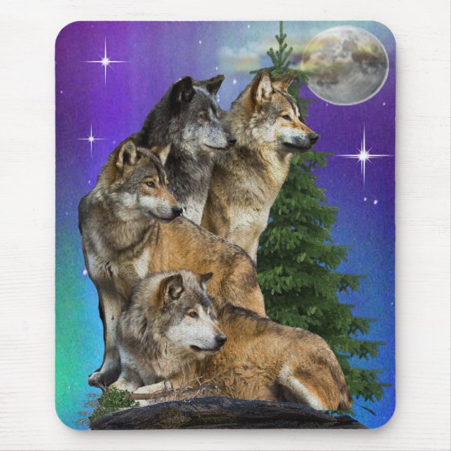 Wolf Mouse Pad (Front)