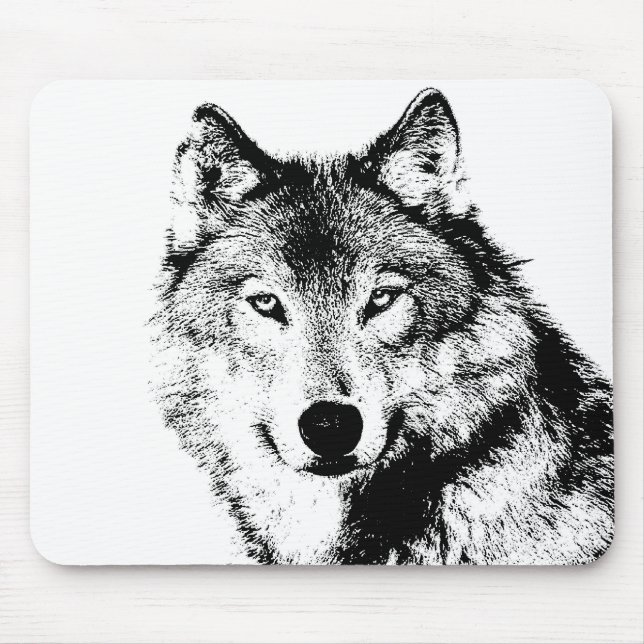 Wolf Mouse Pad (Front)