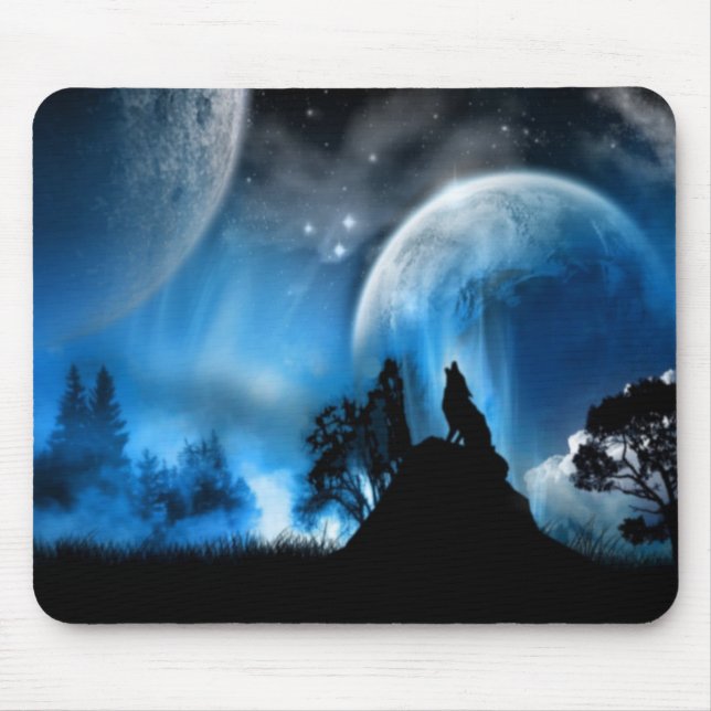 Wolf Mouse Pad (Front)