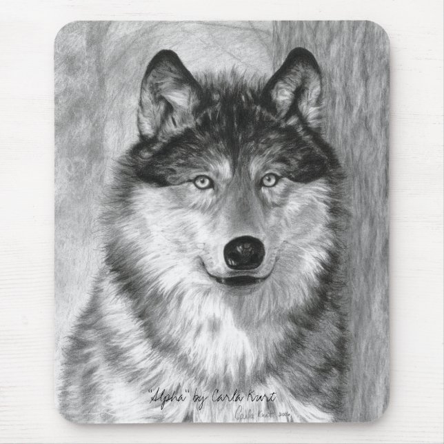 Wolf Mousepad (Front)