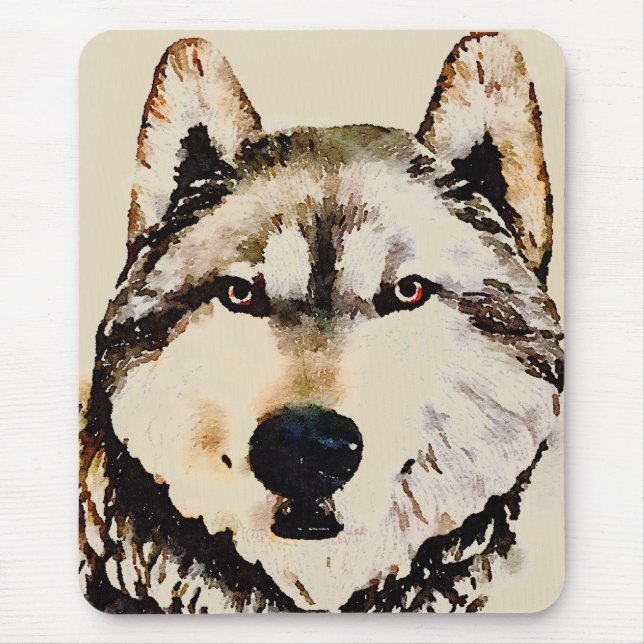 Wolf Nature Mouse Pad (Front)