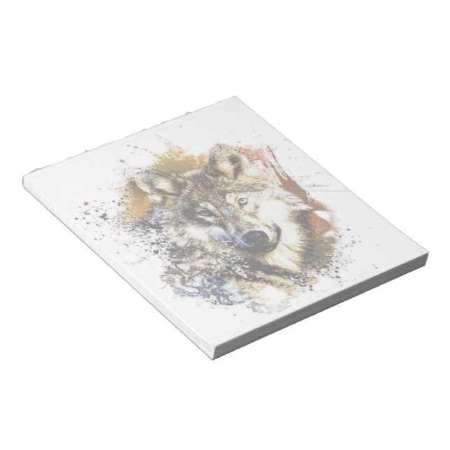 Wolf   notepad (Angled)