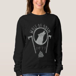 Wolf Of Odin Asatru Heathenry Viking Personal Birt Sweatshirt