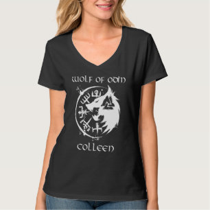 Wolf Of Odin Colleen  Personalised T-Shirt