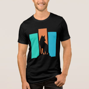 Wolf Outdoors Nature Silhouette Tri-Blend Shirt