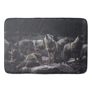 Wolf Pack Bath Mat