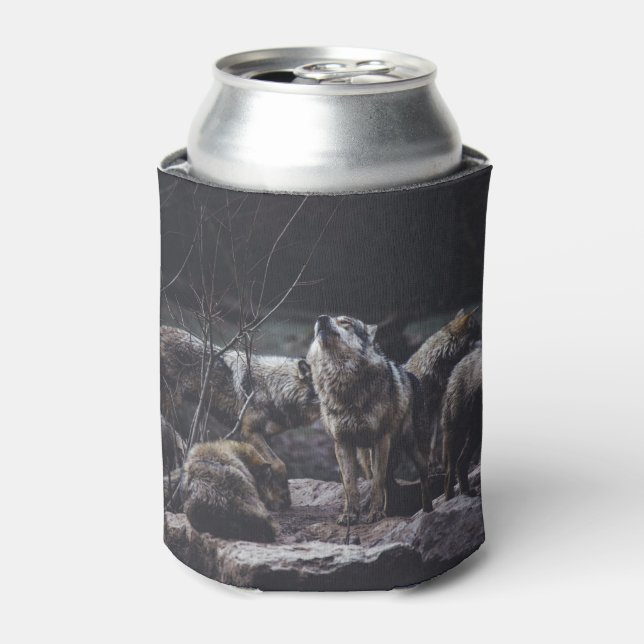 Wolf Pack Can Cooler (Can Front)