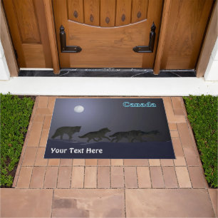 Wolf Pack - Canada Doormat
