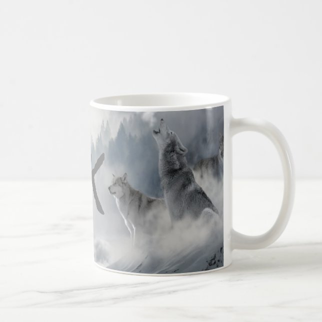 Wolf Pack Coffee Mug (Right)