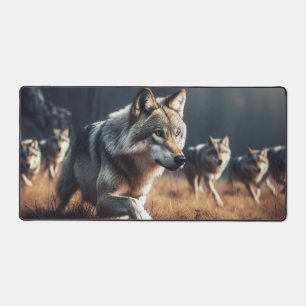 "Wolf Pack" Desk Mat