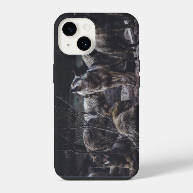 Wolf Pack iPhone 14 Case (Back)