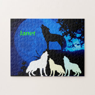 Wolf pack jigsaw puzzle
