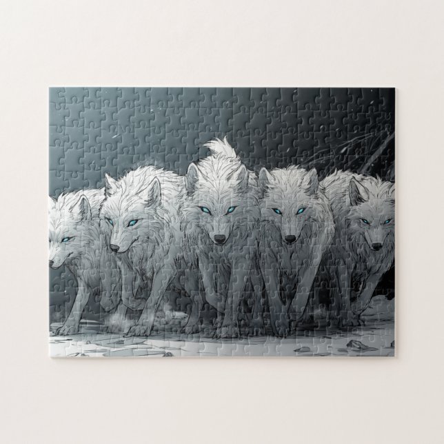 Wolf Pack  Jigsaw Puzzle (Horizontal)