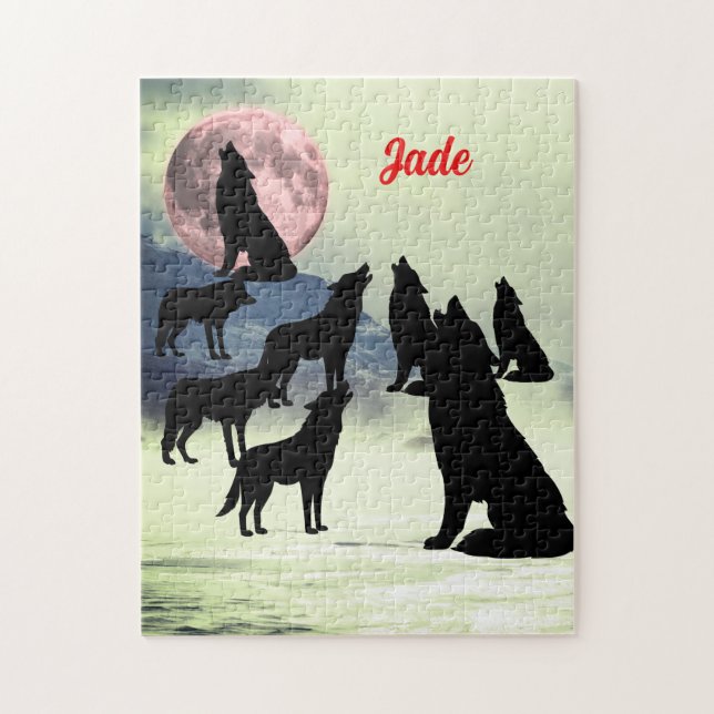 WOLF PACK JIGSAW PUZZLE (Vertical)