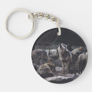 Wolf Pack Key Ring