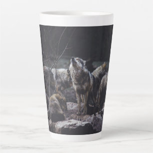 Wolf Pack Latte Mug