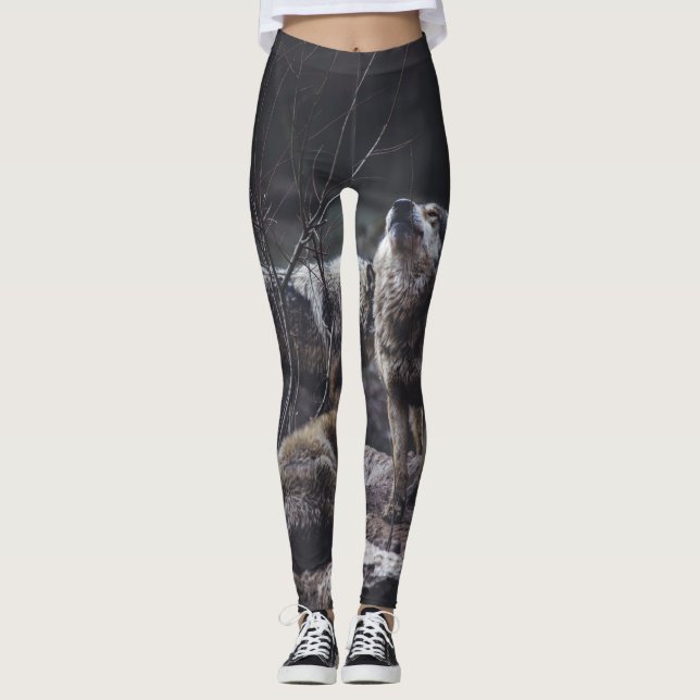 Wolf Pack Leggings (Front)