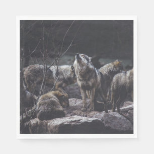 Wolf Pack Napkin