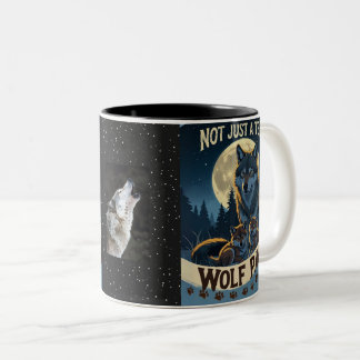 Wolf Pack – Not Just a Team, A Family Under the Mo Two-Tone Coffee Mug