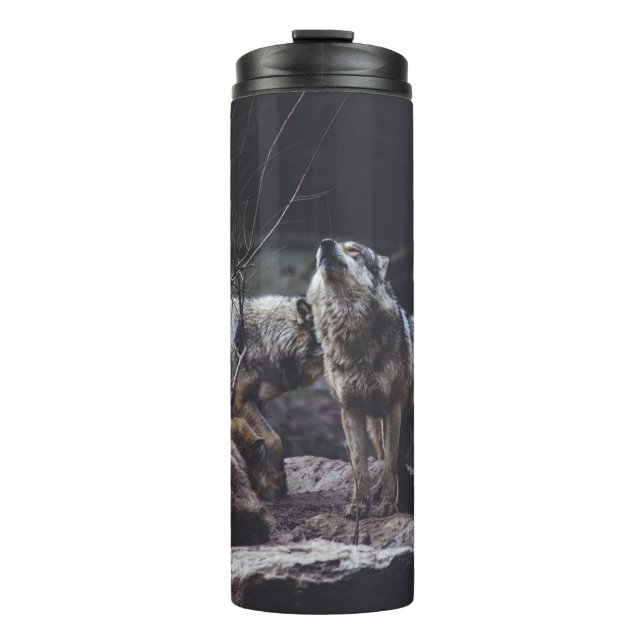 Wolf Pack Thermal Tumbler (Front)