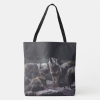 Wolf Pack Tote Bag